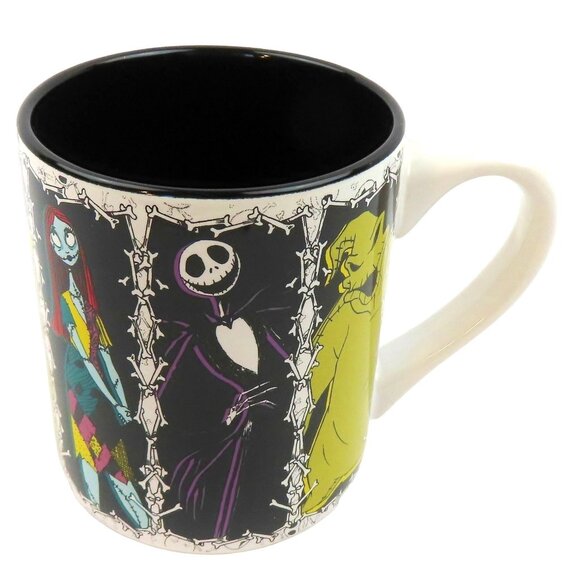 Nightmare Before Christmas Ceramic Mug Featuring Sally Jack & Oogie Boogie 14 oz - Picture 5 of 10